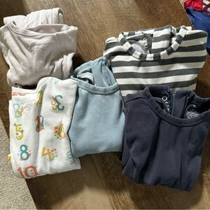 Set of 5 Back Zip Pajamas, including Little Keeper Sleeper - size 5T